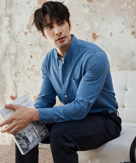 cotton denim shirt　SH2019