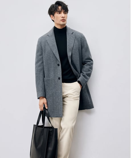wool mid-length coat jacket　SH2435