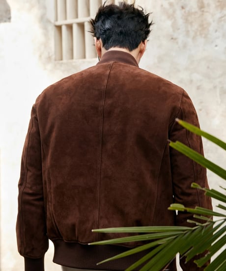 suede leather jacket lamb leather 100%　SH2394