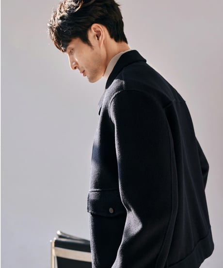 merino wool short jacket /3color　SH2355