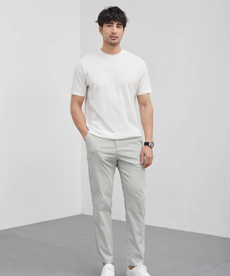 basic round neck t-shirt /4color　SH2519
