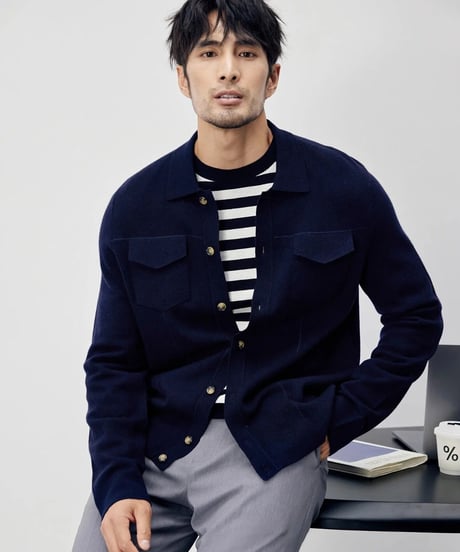 jacket knit cardigan /2color　SH2283