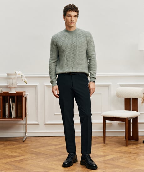 long pants slim straight casual /2color　SH2577