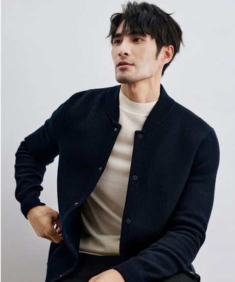 merino wool knit cardigan jacket　SH2328