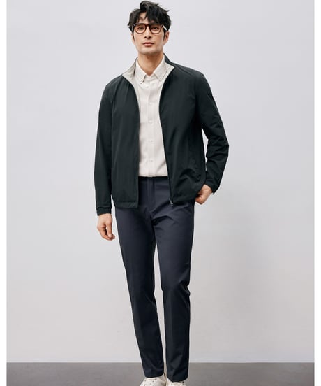 cotton piqué slim shirt /2color　SH2488
