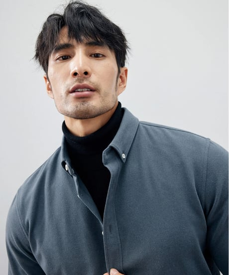 stretch shirt /2color　SH2262