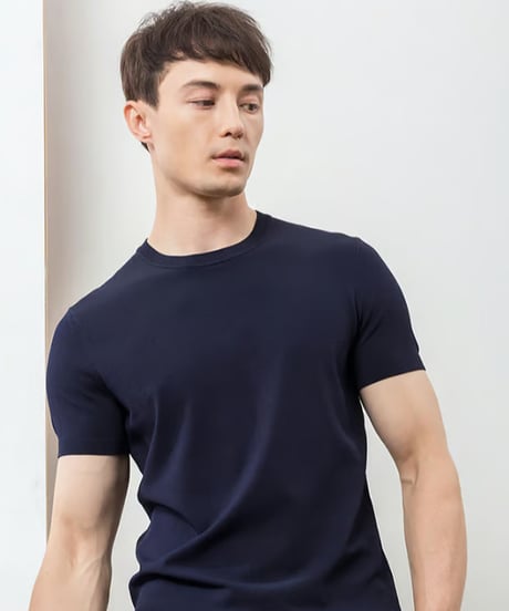 round neck pile t-shirt /6color　SH2419