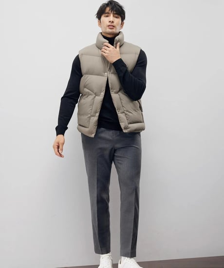 Down vest jacket /2color　SH2221