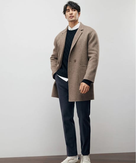 twill slim casual pants /2color　SH2207