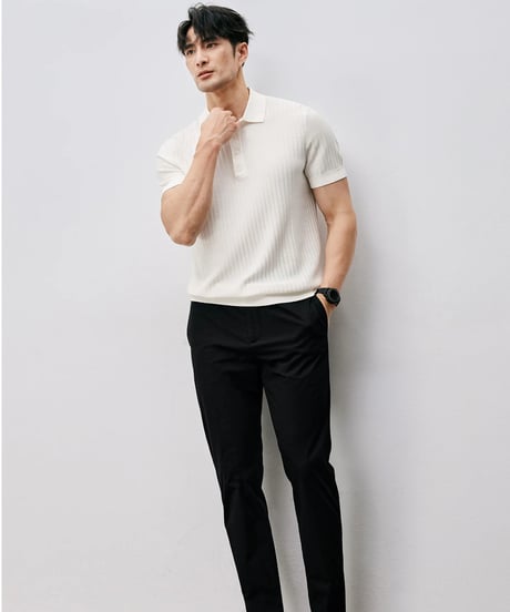 cotton polo shirt /2color　SH2483