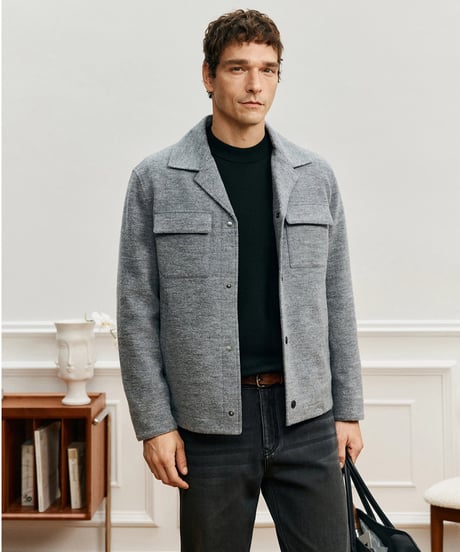 jacket coat knit wool　SH2685