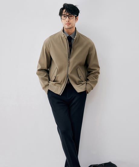 jacket with stand-up collar /2color　SH2672