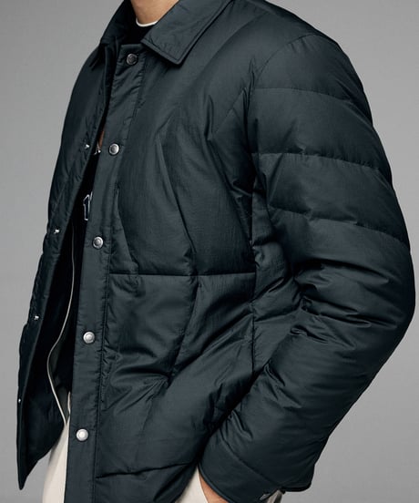 white goose down short down jacket /2color　SH2643