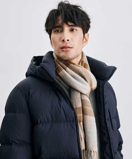 white goose short down jacket　SH2429