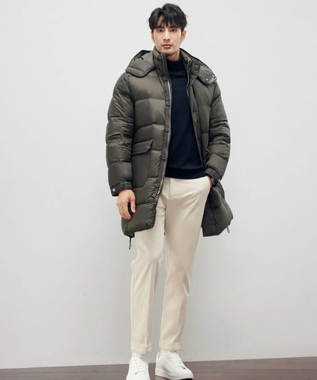 white duck down coat /2color　SH2189