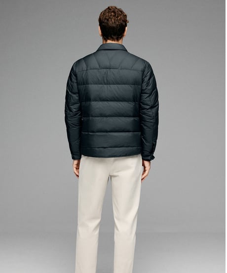 white goose down short down jacket /2color　SH2643