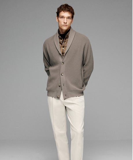 casual pants single pleat straight /2color　SH2606