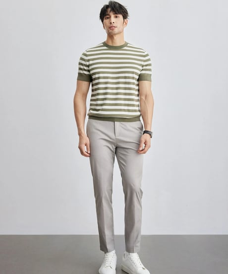 stretch slim casual pants /2color　SH2110