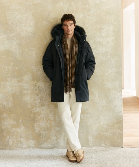 down jacket parka medium white goose　SH2700