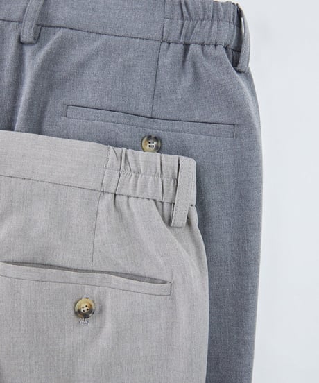 casual pants with single pleats /2color　SH2124