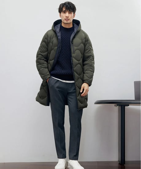 down jacket long /2color　SH2201