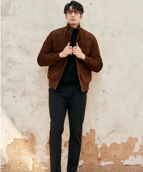 suede leather jacket lamb leather 100%　SH2394