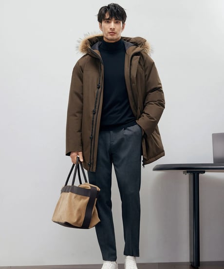 merino wool turtleneck sweater /3color　SH2196