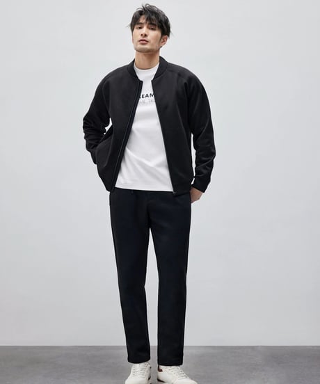 zipper knit jacket /2color　SH2150
