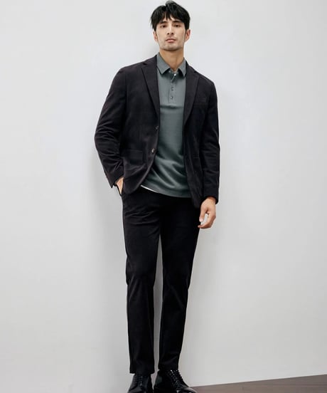casual pants men's slim stretch /2color　SH2265