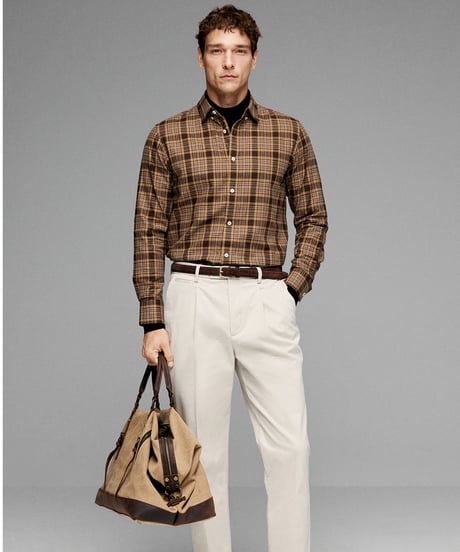 check shirt cotton　SH2635