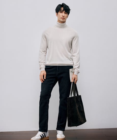 denim pants stretch slim straight fit　SH2579