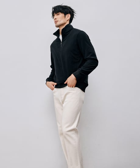 half-zip sweatshirt /2color　SH2585
