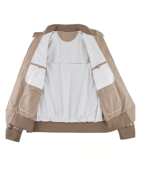 stand collar blouson jacket /2color　SH2273