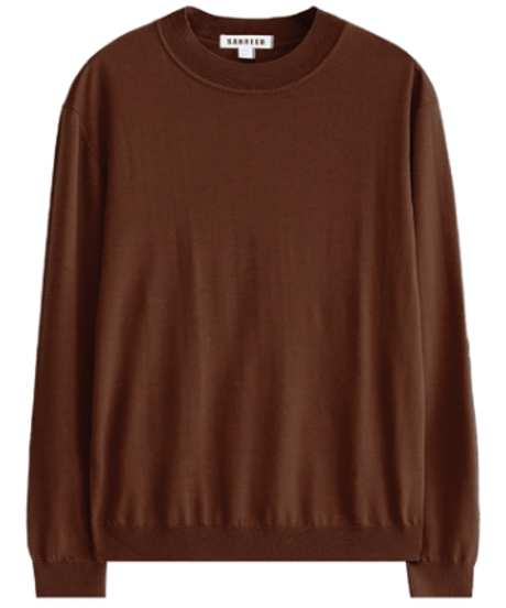 half turtleneck sweater wool 100% /7color　SH2675