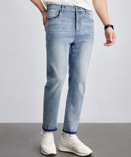 stretch blue wash denim　SH2045