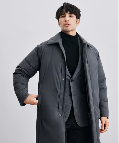 white goose lapel down jacket /2color　SH2412