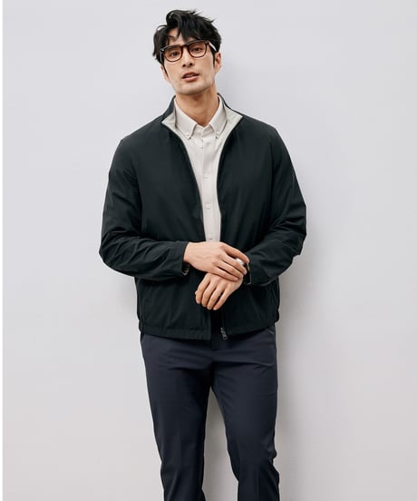 cotton piqué slim shirt /2color　SH2488