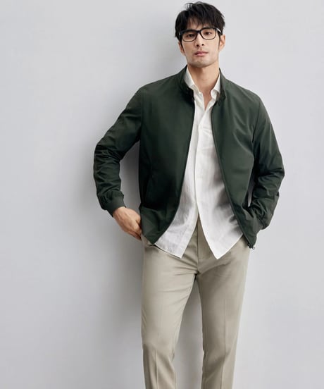 stand collar jacket /2color　SH2139