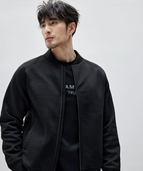 zipper knit jacket /2color　SH2150