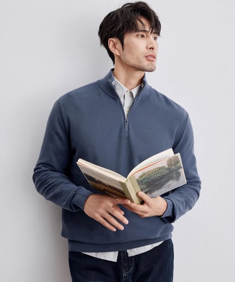 pure cotton pullover sweater /2color　SH2307
