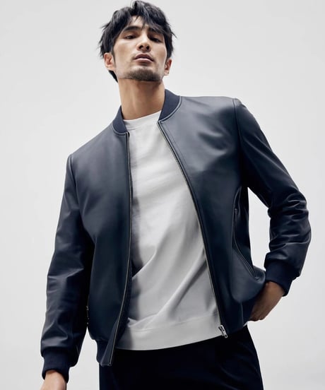 jacket lamb leather 100% /2color　SH2286