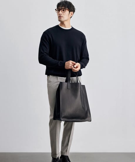 casual pants with single pleats /2color　SH2124