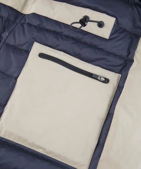 white duck down mid length coat　SH2188