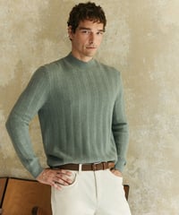 sweater half turtleneck cashmere wool　SH2699