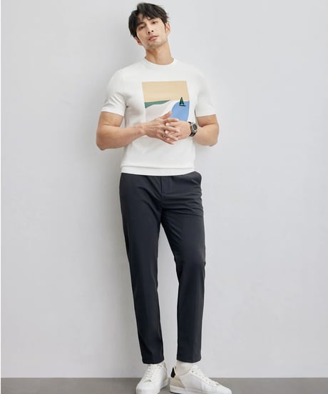 stretch casual pants /2color　SH2111