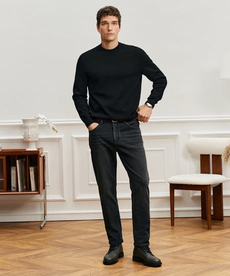 wool sweater half turtleneck /4color　SH2686