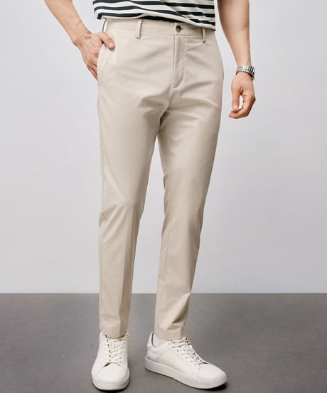 cotton linen stretch pants /2color　SH2554