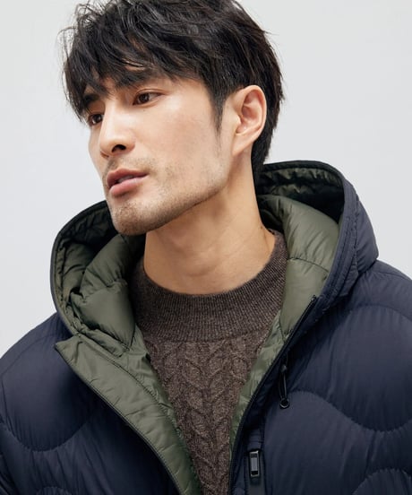 down jacket long /2color　SH2201