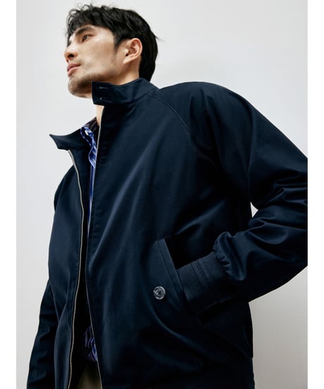 stand collar blouson jacket /2color　SH2273
