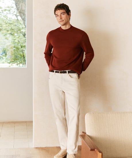 wool sweater half turtleneck /4color　SH2686